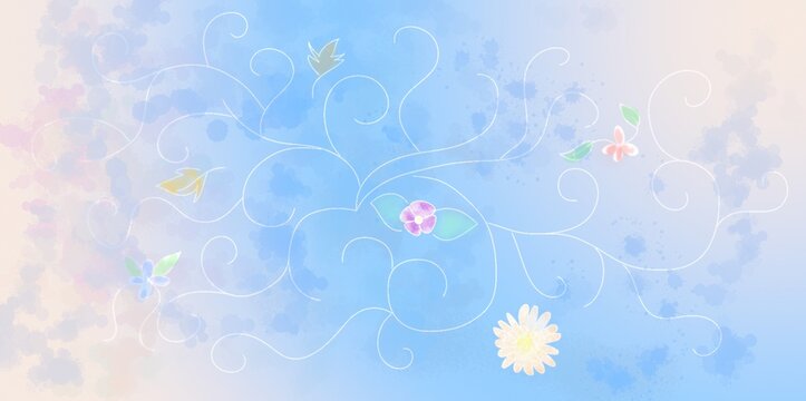 abstract floral background
