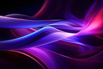 abstract futuristic background with pink blue glowing neon moving high speed wave lines and bokeh lights. Data transfer concept Fantastic wallpaper