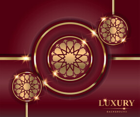 Luxury Golden Decorative Background, WEDDING INVITATION CARD, DESIGN TEMPLATE