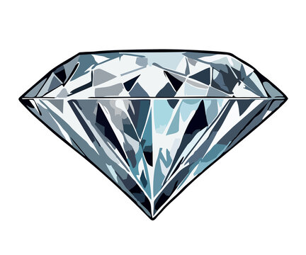 cartoon diamond with no background
