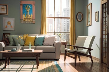 modern living room, Generative AI