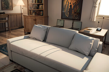 modern living room, Generative AI