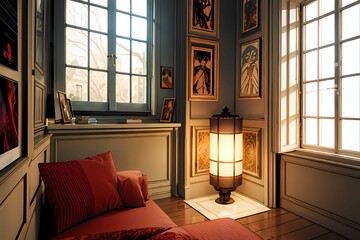 modern living room, Generative AI