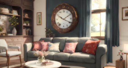 modern living room, Generative AI