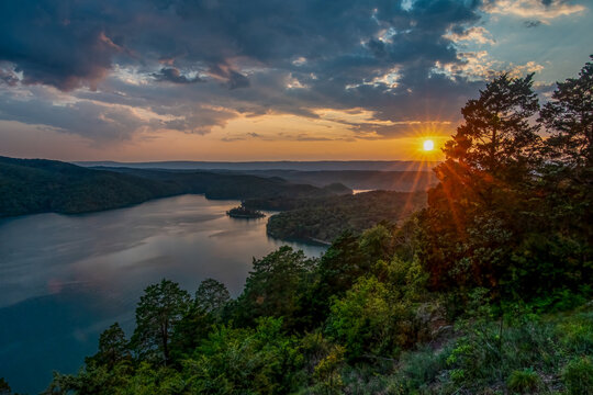 Sunset, Hawn's Overlook, Raystown Lake, PA,