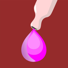 Sticker pack of funny cartoon characters. Vector illustration of comic  of comic elements in trendy retro cartoon style.