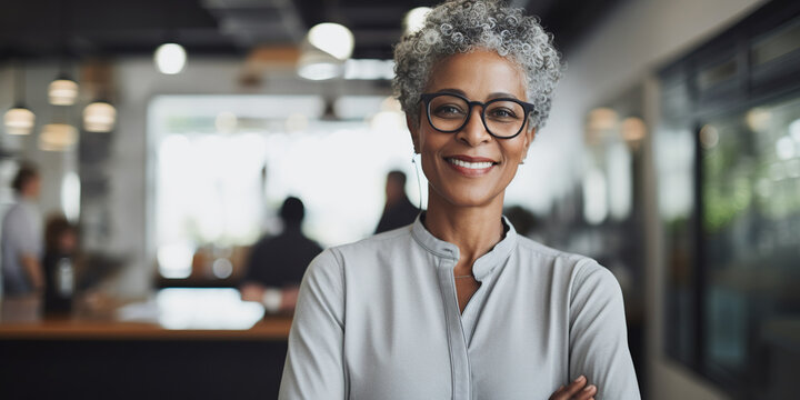 portrait of a businesswoman on the office