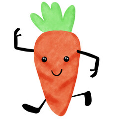 carrots cartoon drawing
