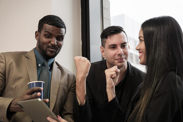 Business people in the office.