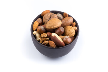 Nuts mix in bowl