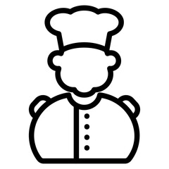  Chef outline icon