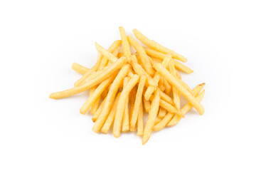 french fries isolated