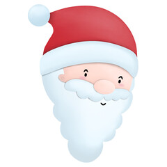 cute santa claus cartoon drawing
