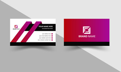 Fototapeta na wymiar High-quality unique and oriented visiting card template.