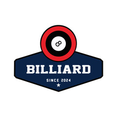 	
Billiard club Logo Template Design