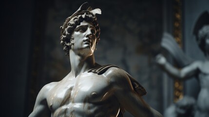 The greek god hermes.generative ai
