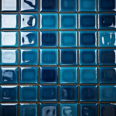blue bathroom tiles texture -2