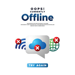 Offline Warning Design for Browser