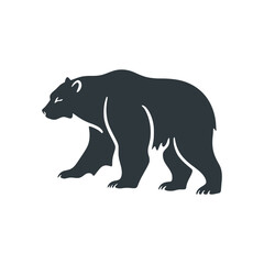 Animal Bear Logo Illustration Vector Design Template