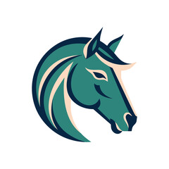 Horse Animal Logo Illustration Vector Design Template