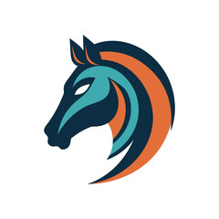 Horse Animal Logo Illustration Vector Design Template