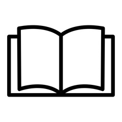 Book icon vector design template, flat illustration on white background..eps