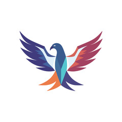 Falcon, Eagle, Hawk Bird Logo Illustration Vector Design