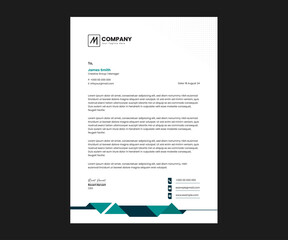 Business letterhead template creative design