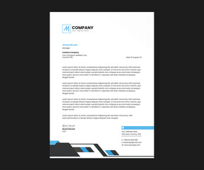Business letterhead template creative design
