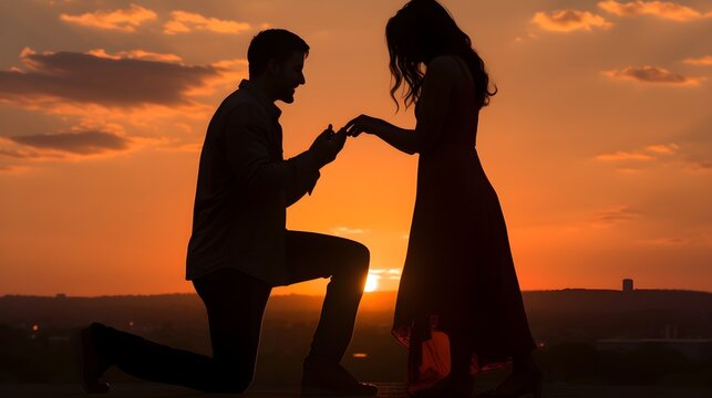 Liebe in der Luft: Der ergreifende Moment des Heiratsantrags