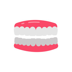 Teeth icon in vector. Illustration