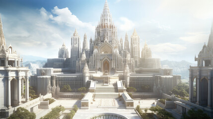 Thailand temple design fictional