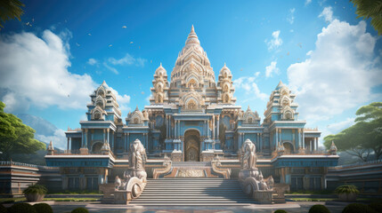 Thailand temple design fictional