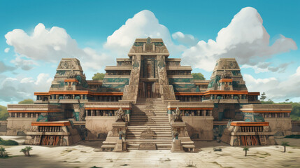 Thailand temple design fictional