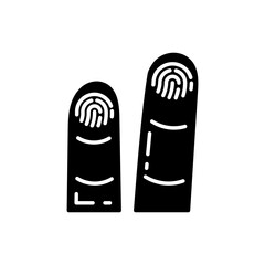 Fingerprint icon in vector. Illustration