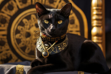 black Egyptian cat