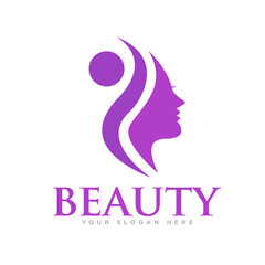 Fototapeta premium Beauty Salon Logo Design Illustration