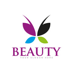 Obraz premium Beauty Salon Logo Design Illustration