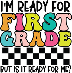 Back to School Svg Bundle, Back to School Png, I'm Ready For Pre k Svg, 1st Grade, Teacher life Svg, 1st Day Of School, Digital Download