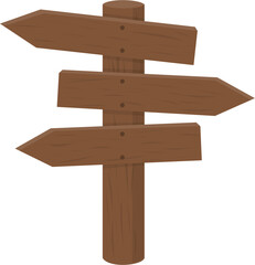 wooden pointer on a white background