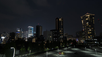 Fototapeta na wymiar 東京夜景(渋谷、代々木[shibuya, Tokyo)