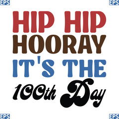 100 Days Of School Retro Svg Design 