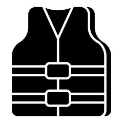 An icon design of lifejacket 