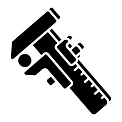 An icon design of vernier caliper 
