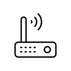 Router icon vector stock illustration.