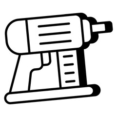 Premium download icon of drilling machine