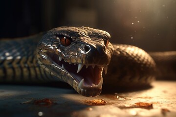 Angry roaring Snake, Generative Ai