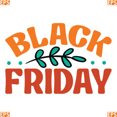 black friday retro svg design 