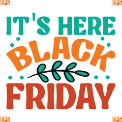 black friday retro svg design 