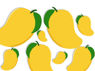 Delicious yellow mangoes